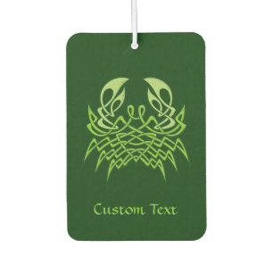 Green Crab Celtic Knot Air Freshener