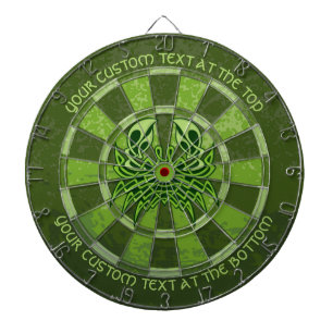 Green Crab Celtic Knot  Dart Board