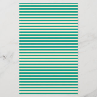 Green & Cream Horizontal Stripe Soap Wrap Paper