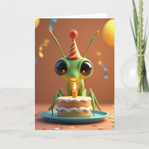 Green Creature Party Card