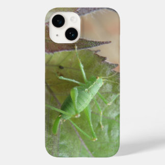 Green Cricket on a Leaf Case-Mate iPhone 14 Case