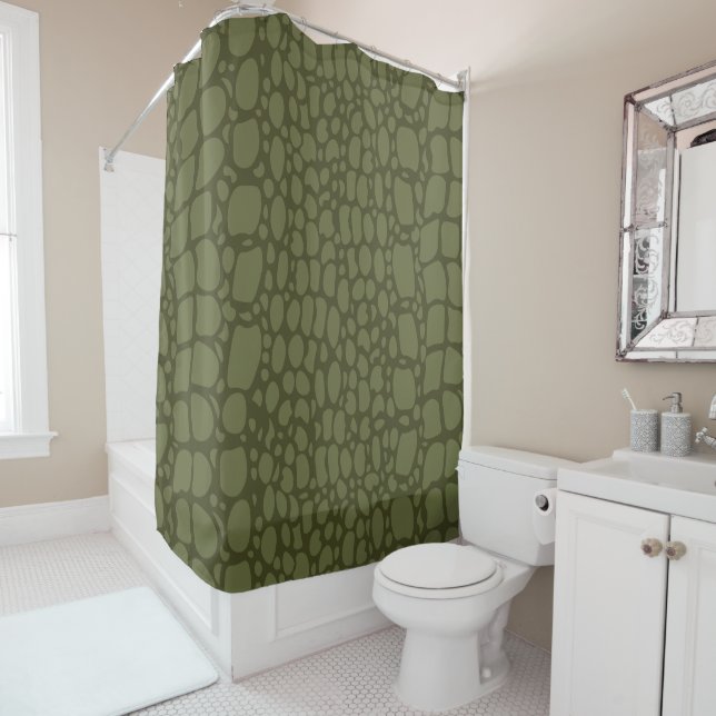 Green Crocodile Print (In Situ)