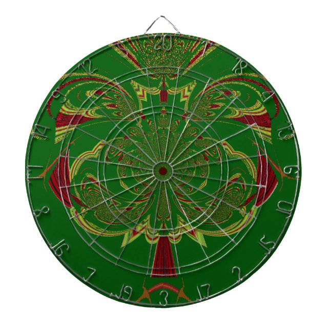 Green Crown Dartboard (Front)