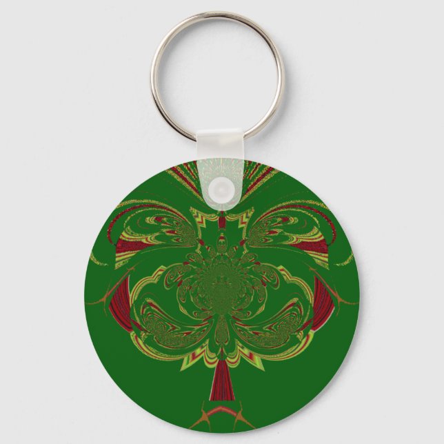 Green Crown Keychain (Front)