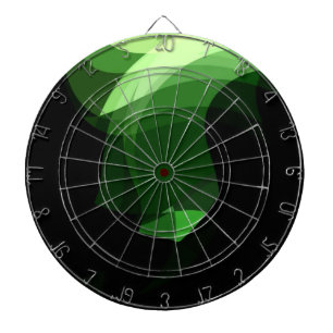 Green Crystal Graphic design Dartboard