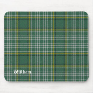 Green Currie Tartan Plaid Mouse Pad