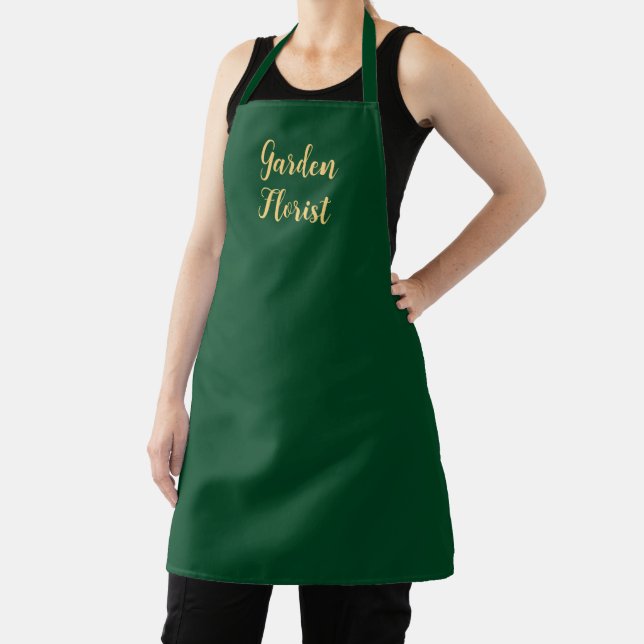 Green Custom Business Apron (Insitu)