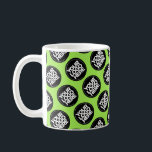 Green Custom logo business pattern employee Coffee Mug<br><div class="desc">Easily personalize this simple Custom business pattern employee Coffee Mug adding your company logo, photo or any image. Upload a custom background image or choose any background solid colour. Create your own acid neon green colour branded mugs with your corporate custom logo. A basic, professional custom logo mug template perfect...</div>