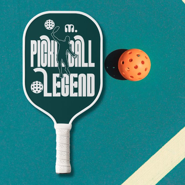 Green Custom Monogram Pickleball Legend Pickleball Paddle (Creator Uploaded)
