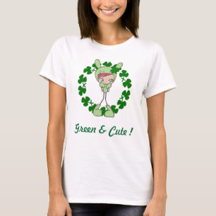 Green & Cute ! T-Shirt