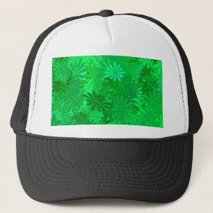 Green Daisies Trucker Hat