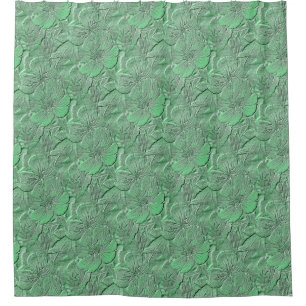 Green Daisy Flowers Nature Art Pattern 