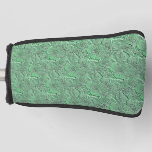 Green Daisy Flowers Nature Art Pattern       Golf Head Cover