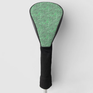 Green Daisy Flowers Nature Art Pattern      Golf Head Cover