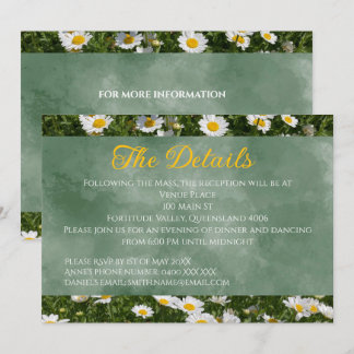 Green Daisy Landscape details card