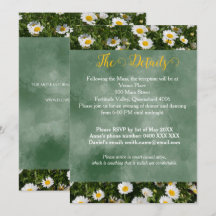 Green Daisy Portrait details card