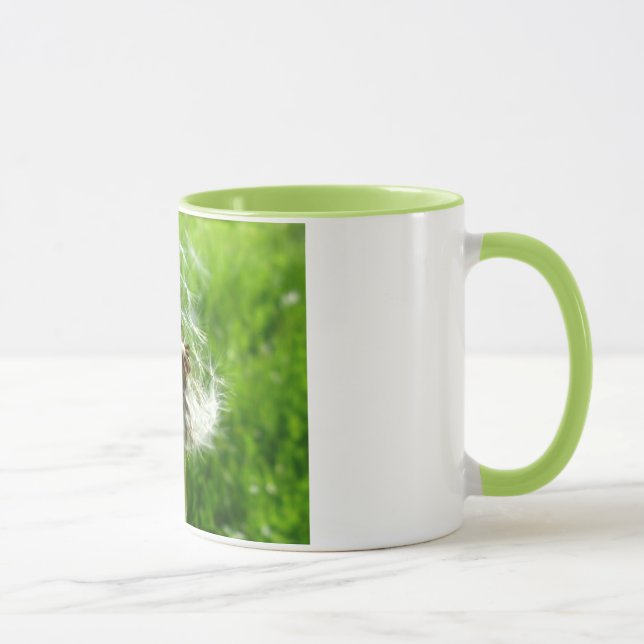 Green Dandelion Mug (Right)