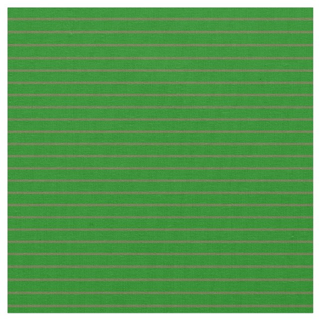 Green & Dark Olive Green Pattern of Stripes Fabric (Close Up)