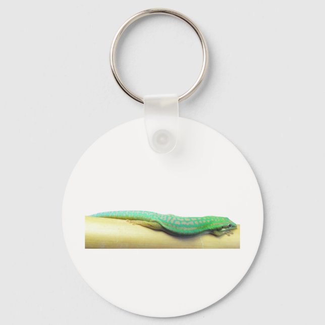 Green Day Gecko Keychain (Front)