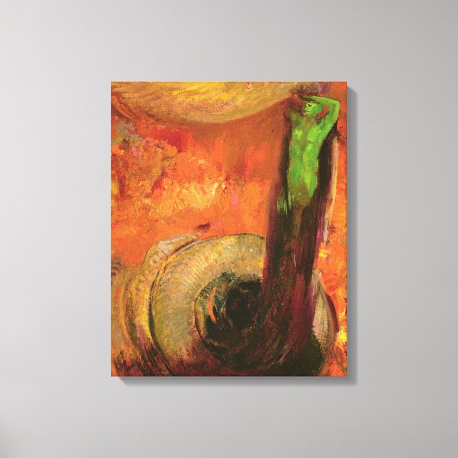 Green Death Canvas Print (Front)