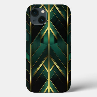 Green Deco iPhone 13 Case