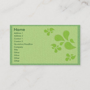 Green Deco Profile Card