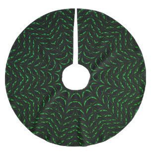 Green Decorative Christmas Tree Skirt