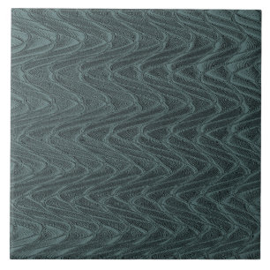 Green Decorative Wavy Ceramic Tile