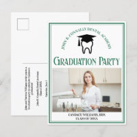 Green Dental School Photo Custom Graduation Party