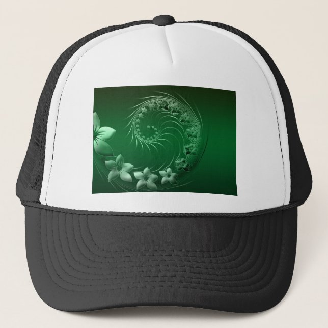 Green Design Party Destiny Celebration Trucker Hat (Front)