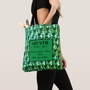 Green Diamonds, green gemstones jewellery, # FUNTI Tote Bag