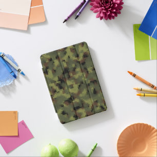 Green Digital Military Camo iPad Mini Cover