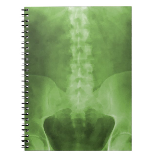Green Digital X-Ray Art Notebook (Front)