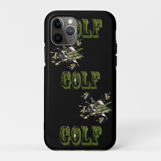 Green Dimensional Golf Picture logo,   Case-Mate iPhone Case (Back)