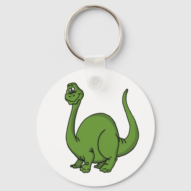 Green Dino Keychain (Front)