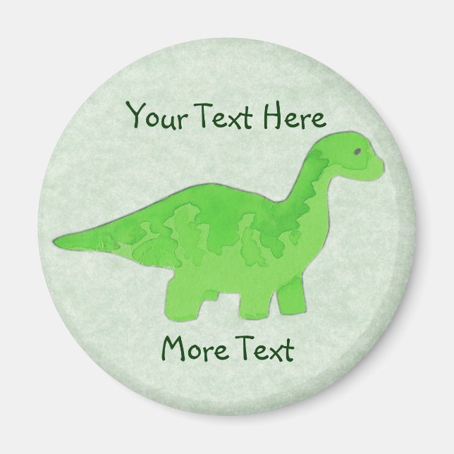 Green Dino Magnet (Front)