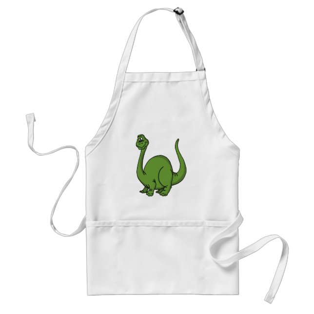Green Dino Standard Apron (Front)