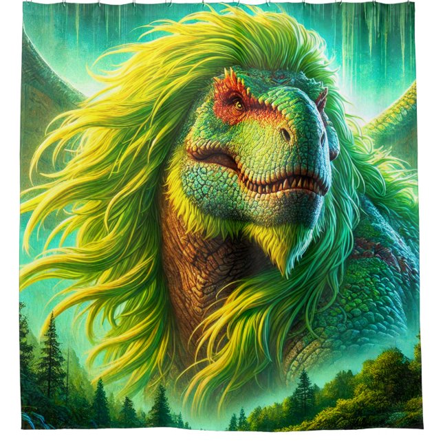 Green Dinosaur Art (Front)