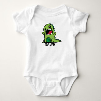 Green Dinosaur baby outfit Bodysuit