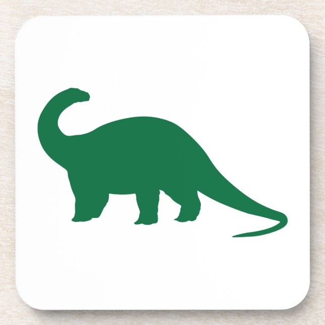 Green Dinosaur Coaster (Front)