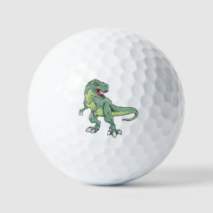 Green Dinosaur Golf Balls