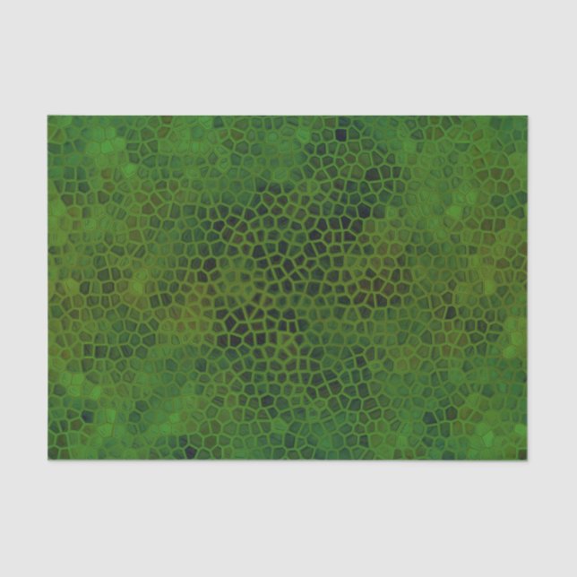 Green Dinosaur Hide Tissue Paper (Front)