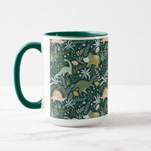 Green Dinosaur Pattern Mug