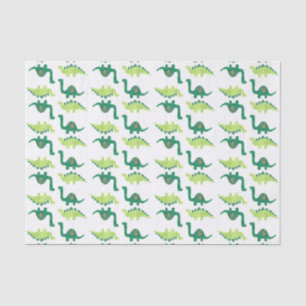 Green Dinosaur Tissue Paper