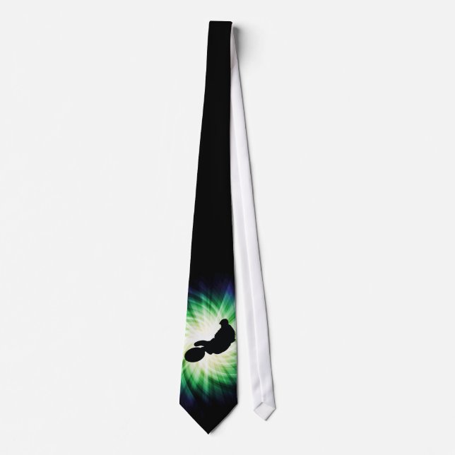 Green Dirt Bike Tie (Front)