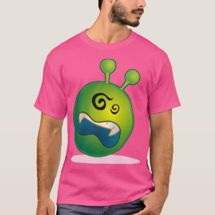 Green Dizzy Alien Emoji T-Shirt