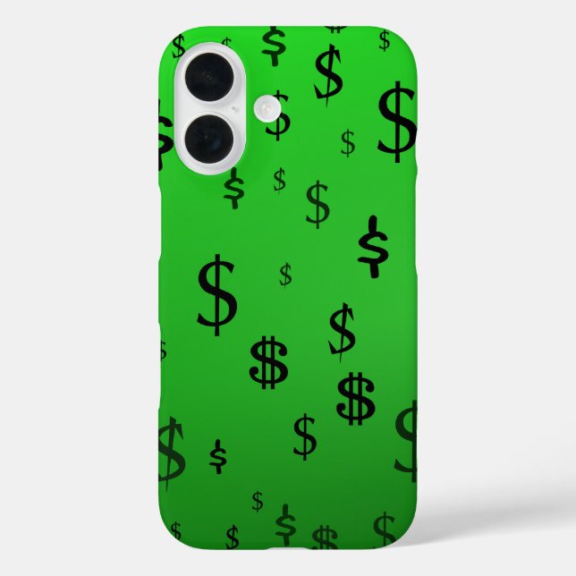 Green Dollar Sign Case-Mate iPhone Case (Back)