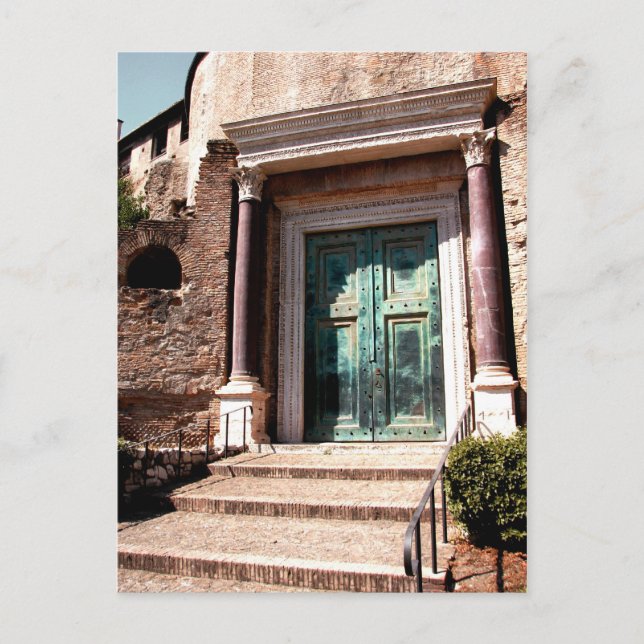 Green Door Postcard (Front)