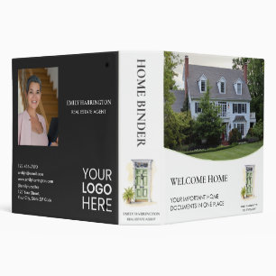 Green Door Watercolor Home Real Estate Agent Binder