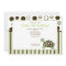 Green Dot Turtle Modern 5x7 Birthday Invitation